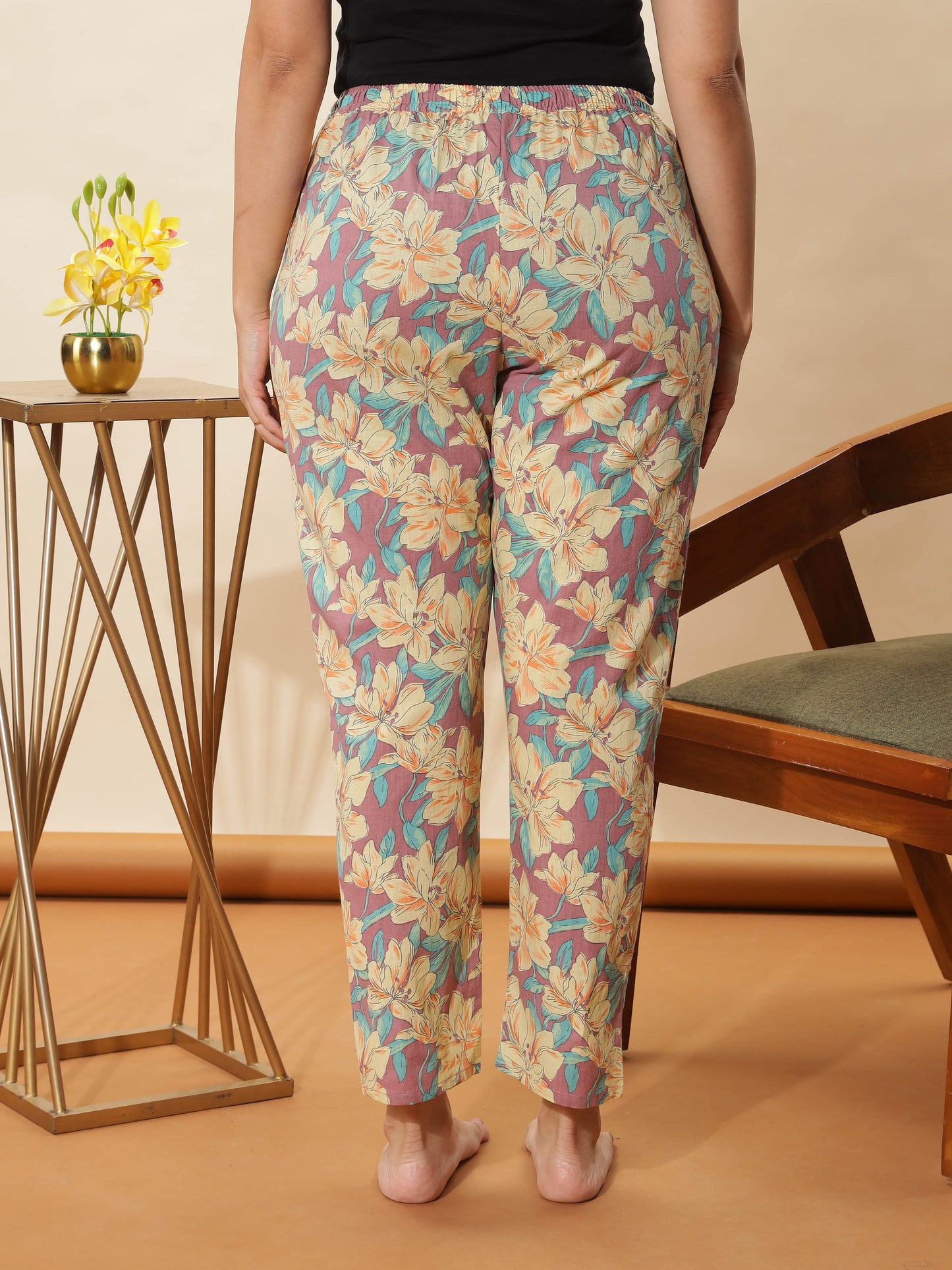 Lemon Spice Cotton Coord Set for Women