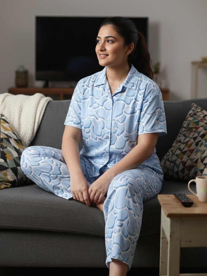 Dreamy Cloud Soft Lycra Loungewear Set