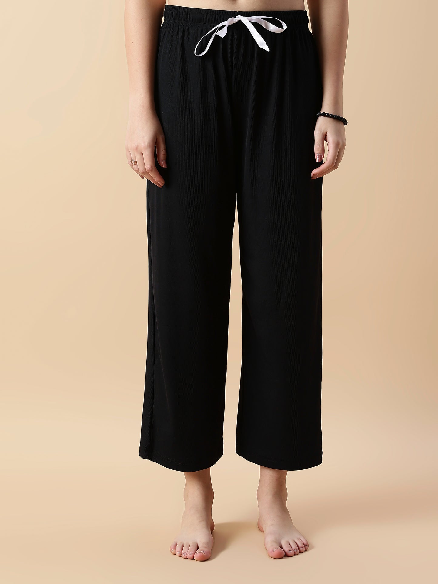 Black Magic Rib-Soft Cozyluxe Loungewear Set