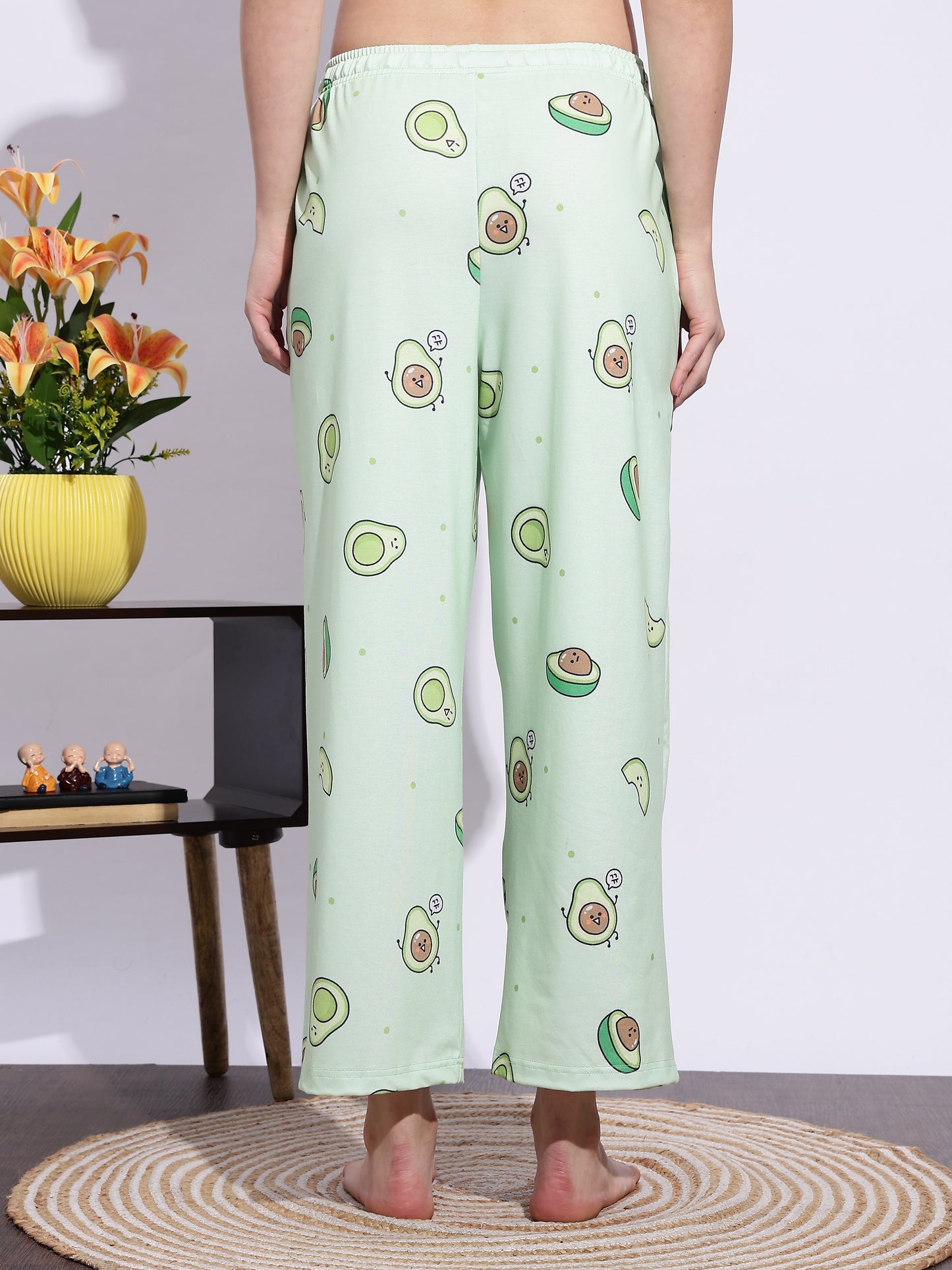 Mint Baby Avocado Premium Lycra Night Set for Teens