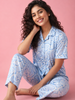 Dreamy Cloud Soft Lycra Loungewear And Night Suit Set