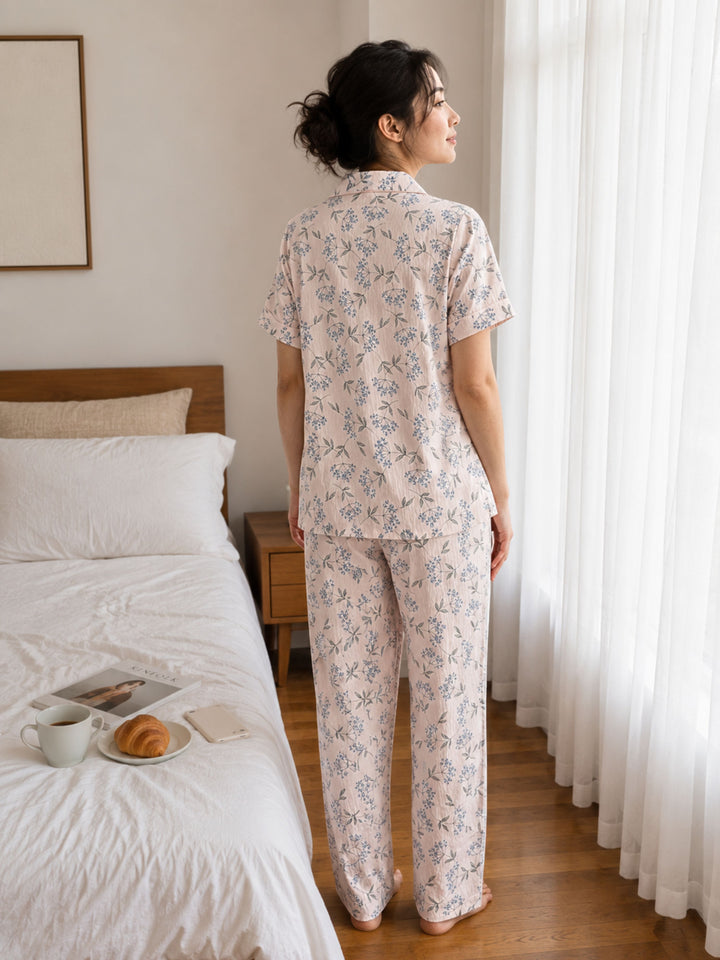 Peach Sorbet Cute Korean Lounge Set