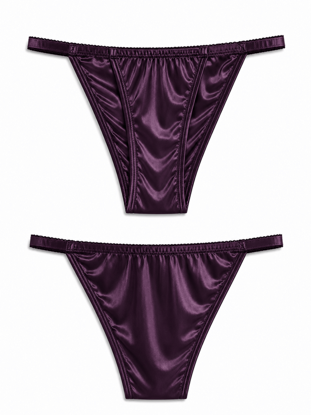Purple Passion Romantic Silk Babydoll Dress