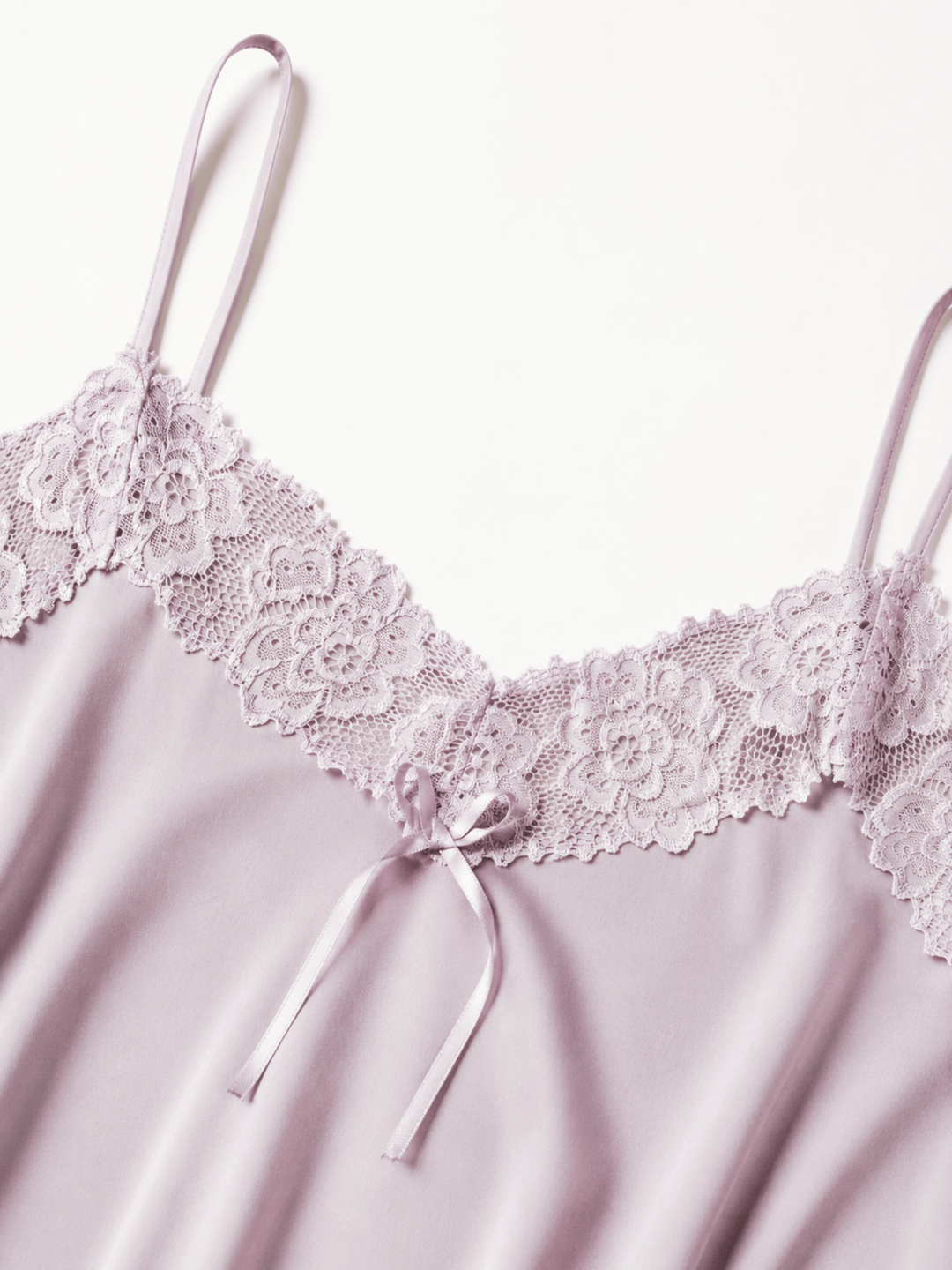Nude Blush Malai Modal Babydoll Nightdress with Floral Lace