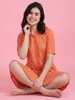 Juicy Sparkle Button-Down A-Line Womens Loungewear Nighty