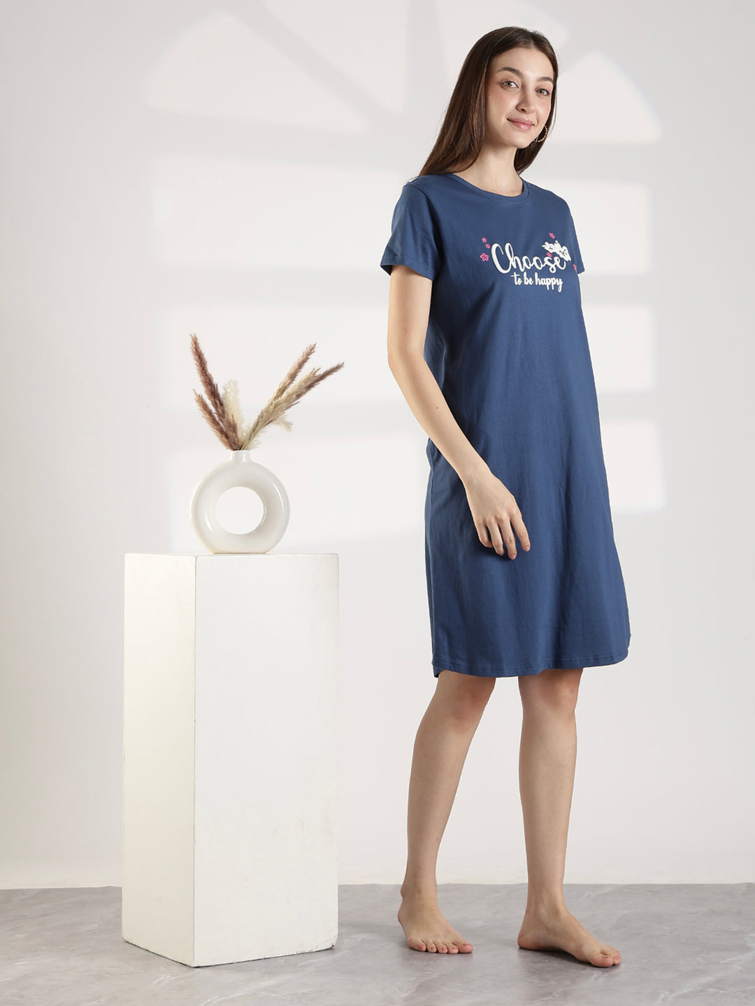 Premium plus size short nighty- night dress for women online