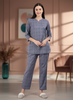 Twilight Grey Premium Pure Cotton PJ Set for Women