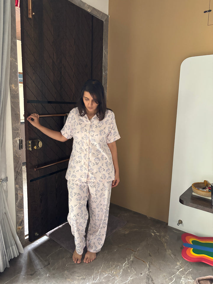 Peachy Dream Cute & Cozy Lightweight Night Suit for Women