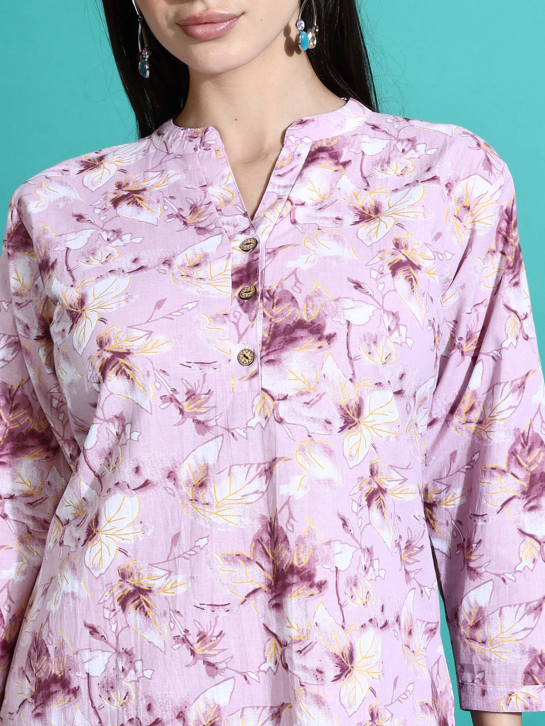 Lavender Blush Cotton Co-ord Set for Girls