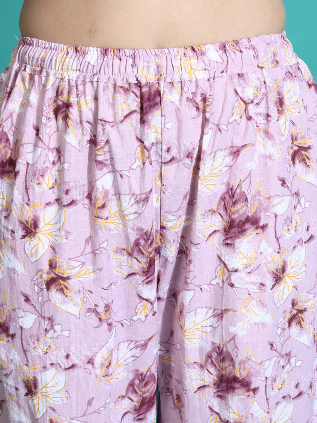 Lavender Blush Cotton Co-ord Set for Girls