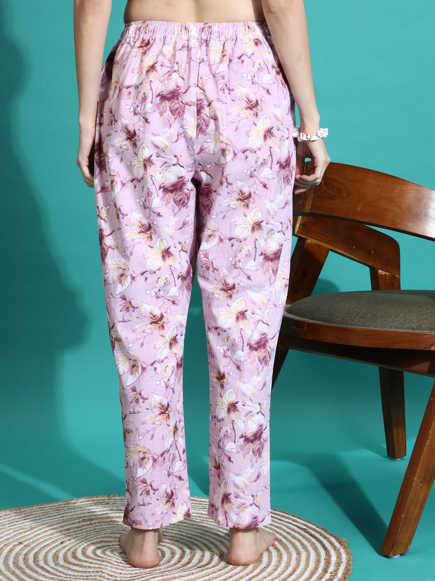 Lavender Blush Cotton Co-ord Set for Girls