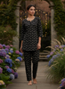 Midnight Floral Black PJ Sets for Women in Pure Cotton Comfortable Daywear