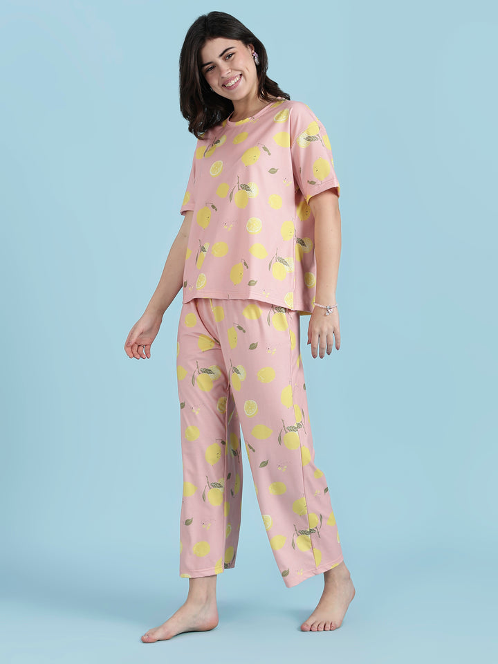 Pink Crush Pyjama Set for Women
