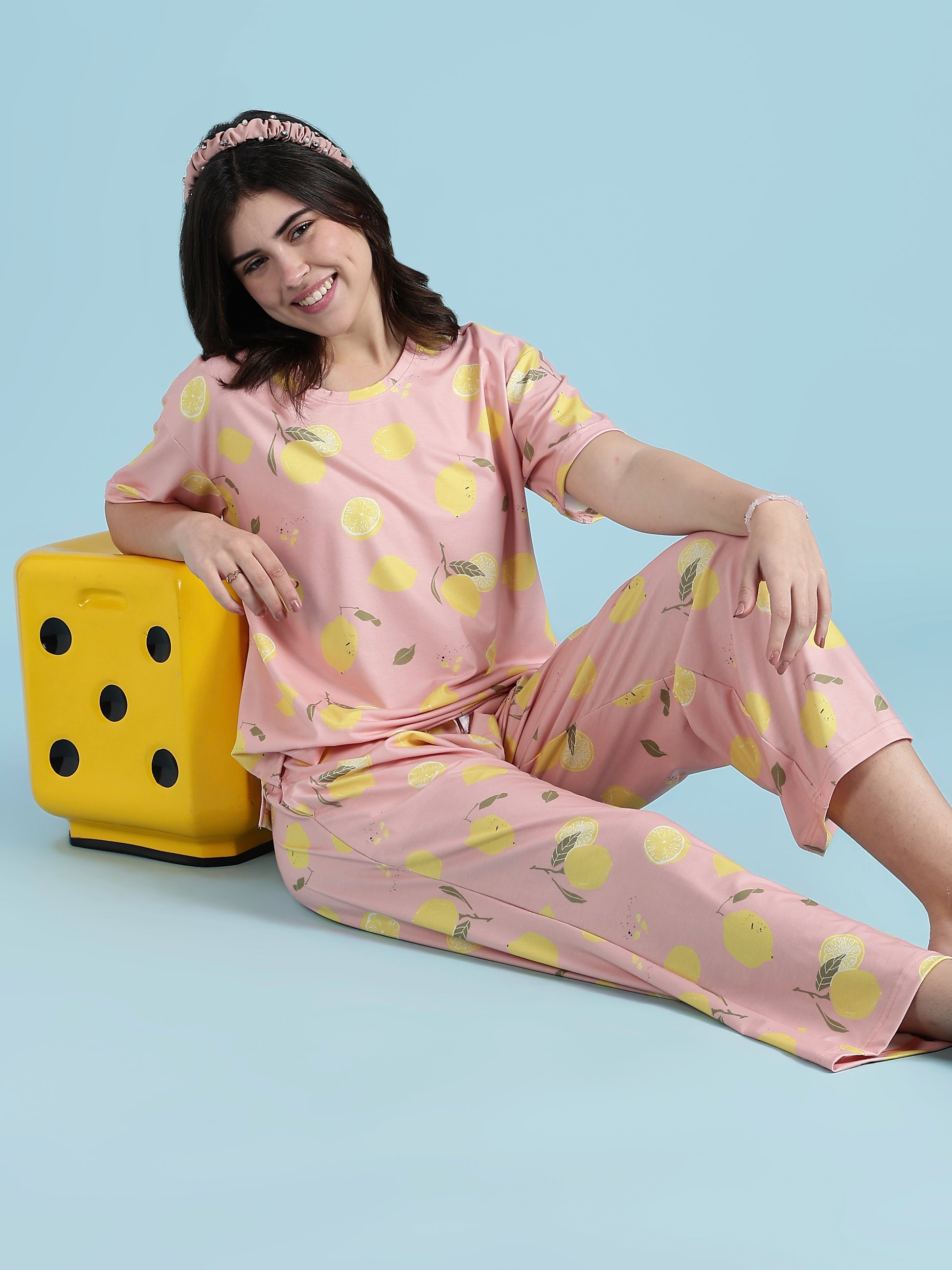 Pink Crush Pyjama Set for Women
