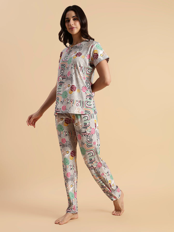 Pop Candy Branded Pajama Set For Girls And Women