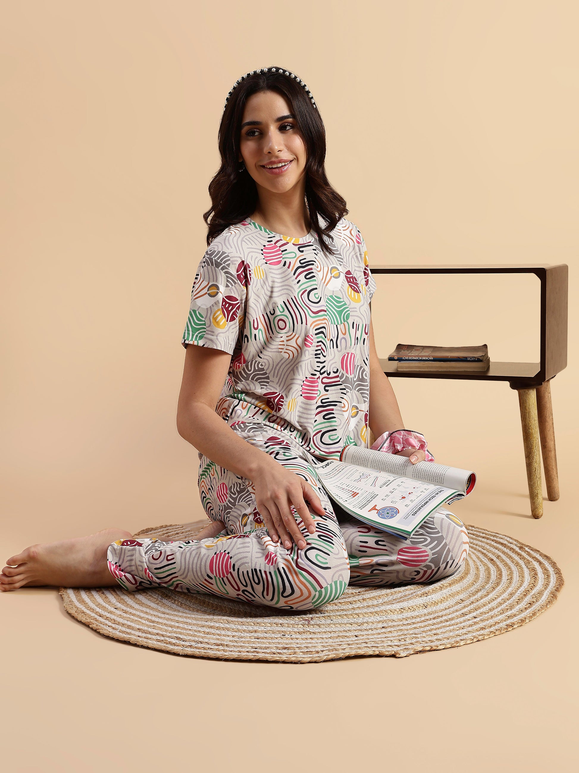 Pop Candy Branded Pajama Set For Girls And Women