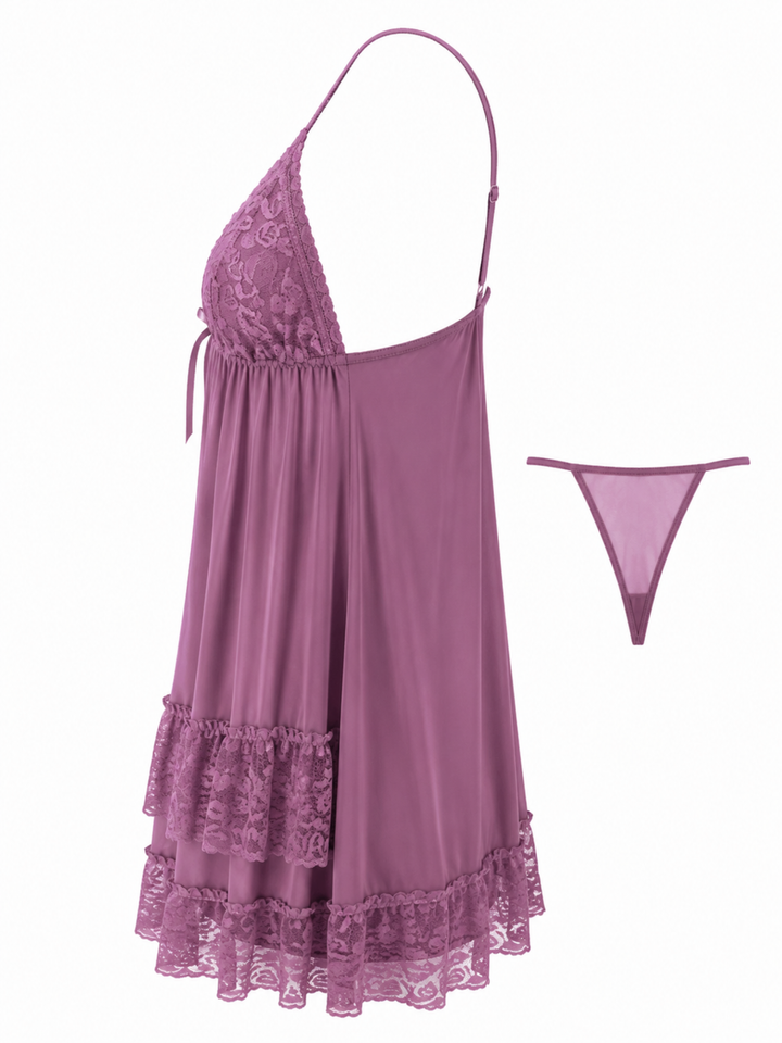 Mulberry romance A line fit babydoll dress for women.