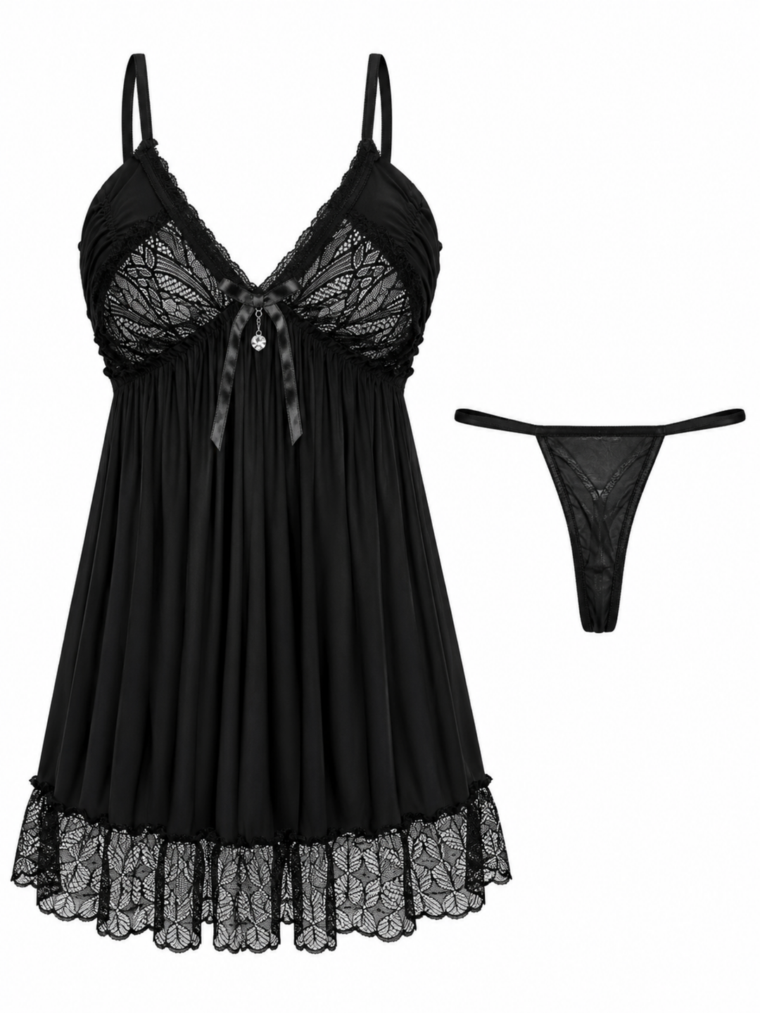 Honeymoon clothes for women featuring elegant lace details