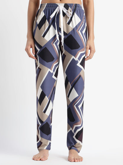 Blue Latte Printed Loungewear Set for Girls