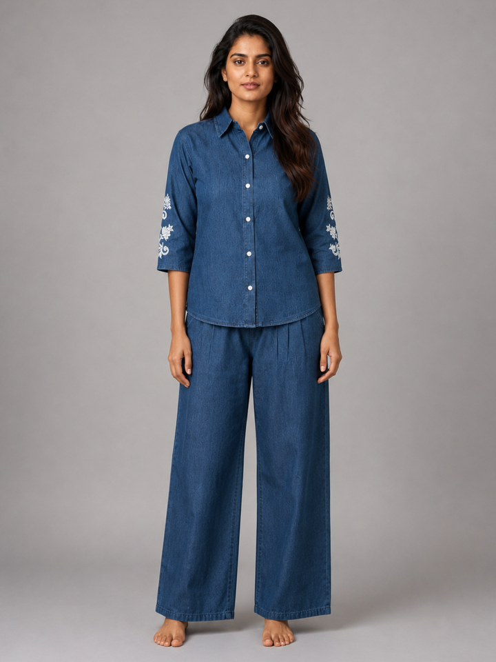 Premium Relaxed Fit Cotton Denim Outfits for Women.