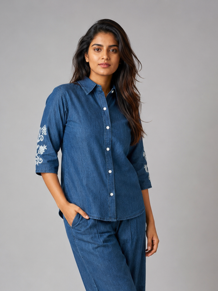 Premium Relaxed Fit Cotton Denim Outfits for Women.