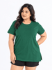 Made for Movement Hosiery Cotton Longline T-shirt for Women with Dual Pockets