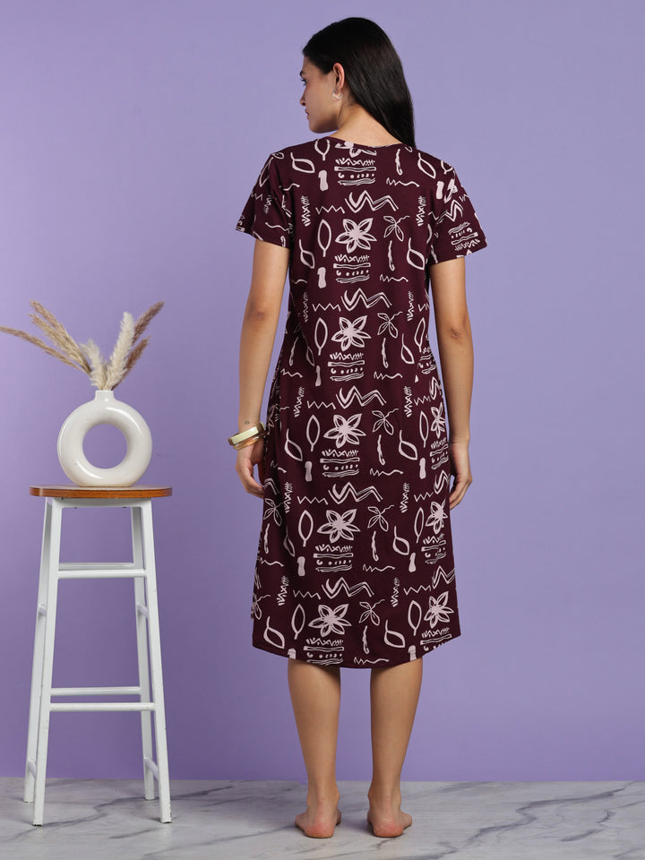 Nighty dress for women for daily home comfort and ease