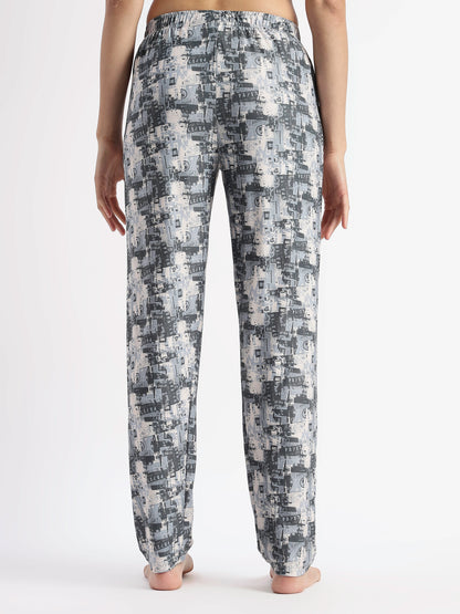 Urban Grey Gloss Malai Night Suits For Girls And Women