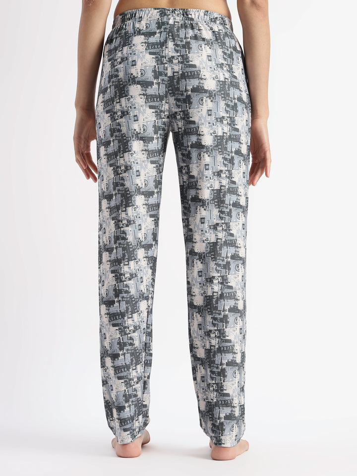 Urban Grey Gloss Malai Night Suits For Girls And Women