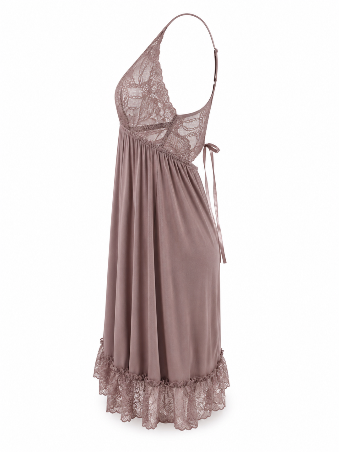 Evening cloud malai modal babydoll dress for women