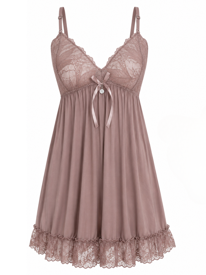 Evening cloud malai modal babydoll dress for women