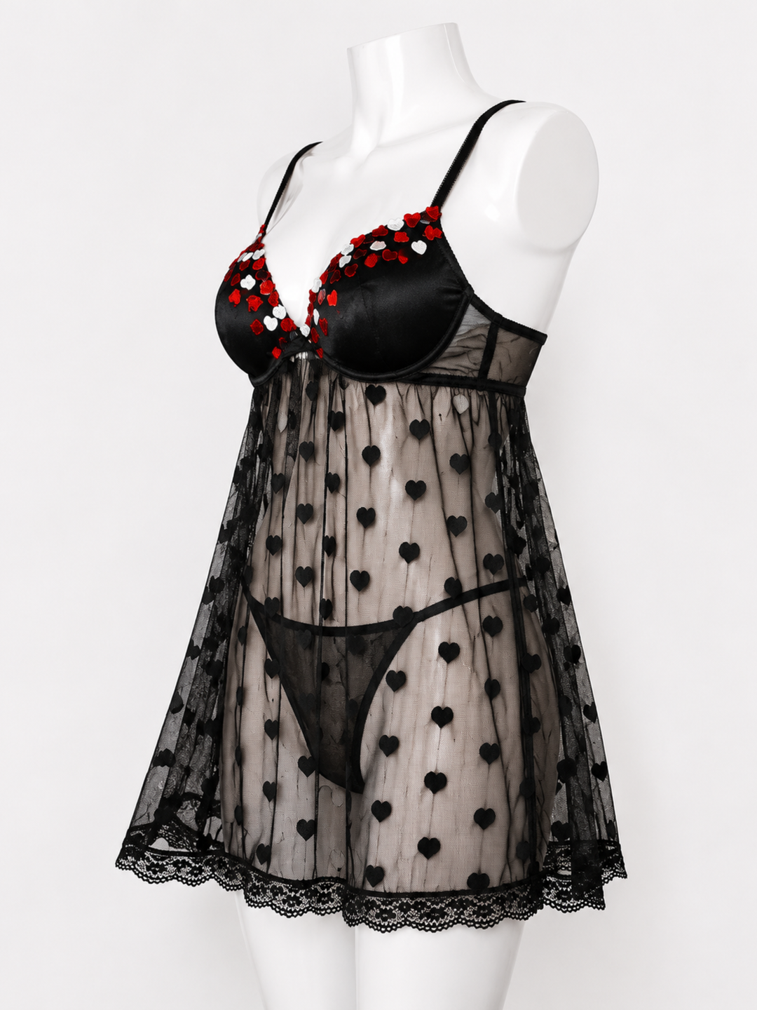 Romantic nightwear for women featuring elegant sheer lace