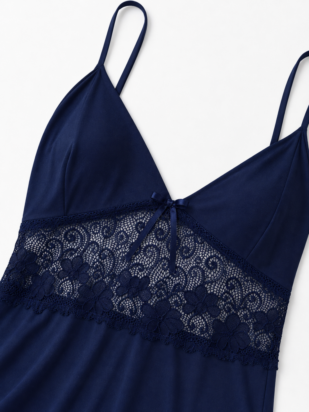 Silky black baby doll dress for honeymoon with slits