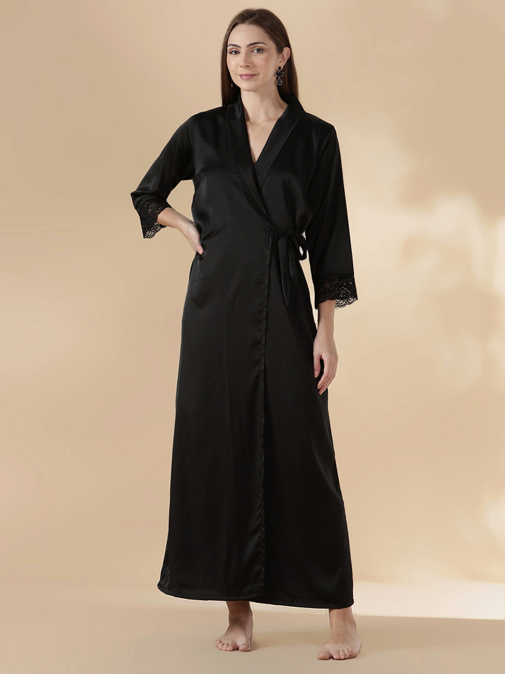 Best robes for women in premium satin with elegant nighty