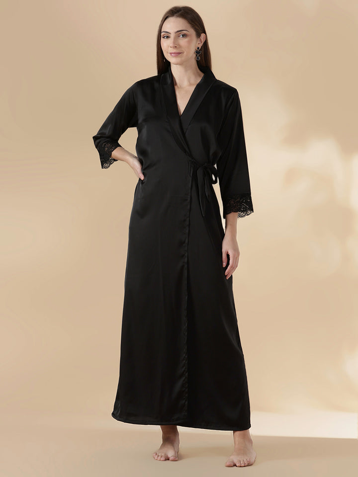 Best robes for women in premium satin with elegant nighty