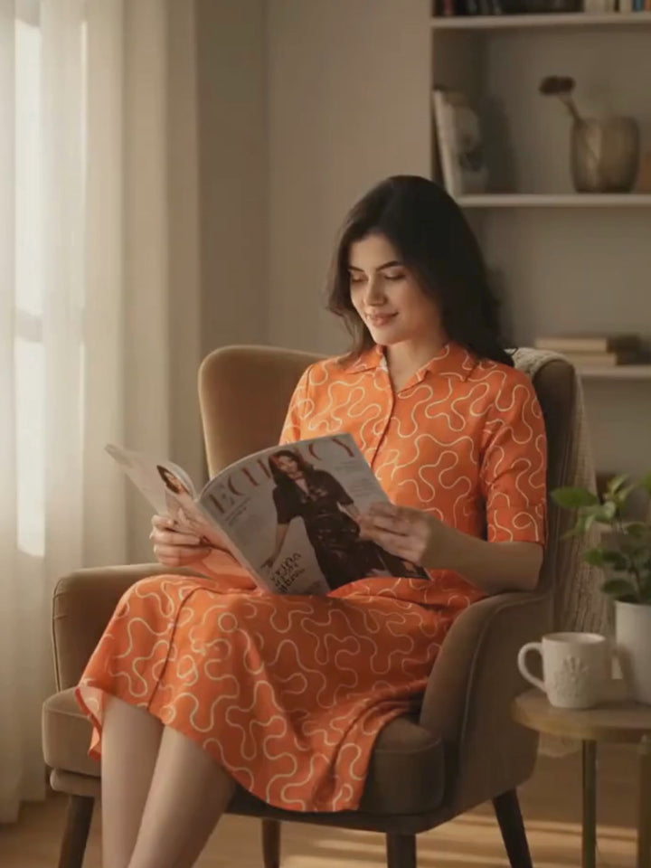 Juicy sparkle nighty dress for girls