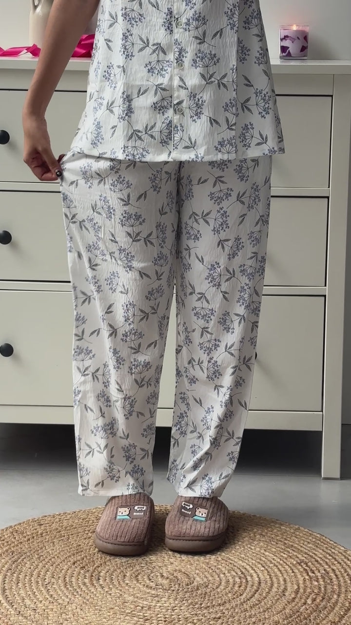 Cloud Relaxed Fit Floral Escape Sleepwear Set for Women