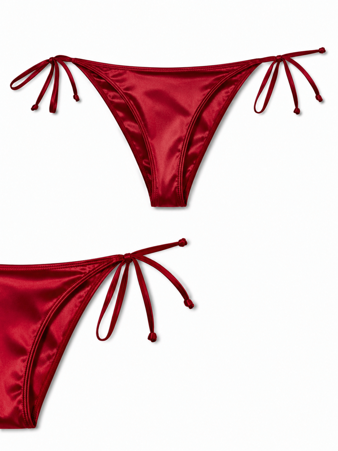 Luxury velvet rouge mulberry silk babydoll set for women