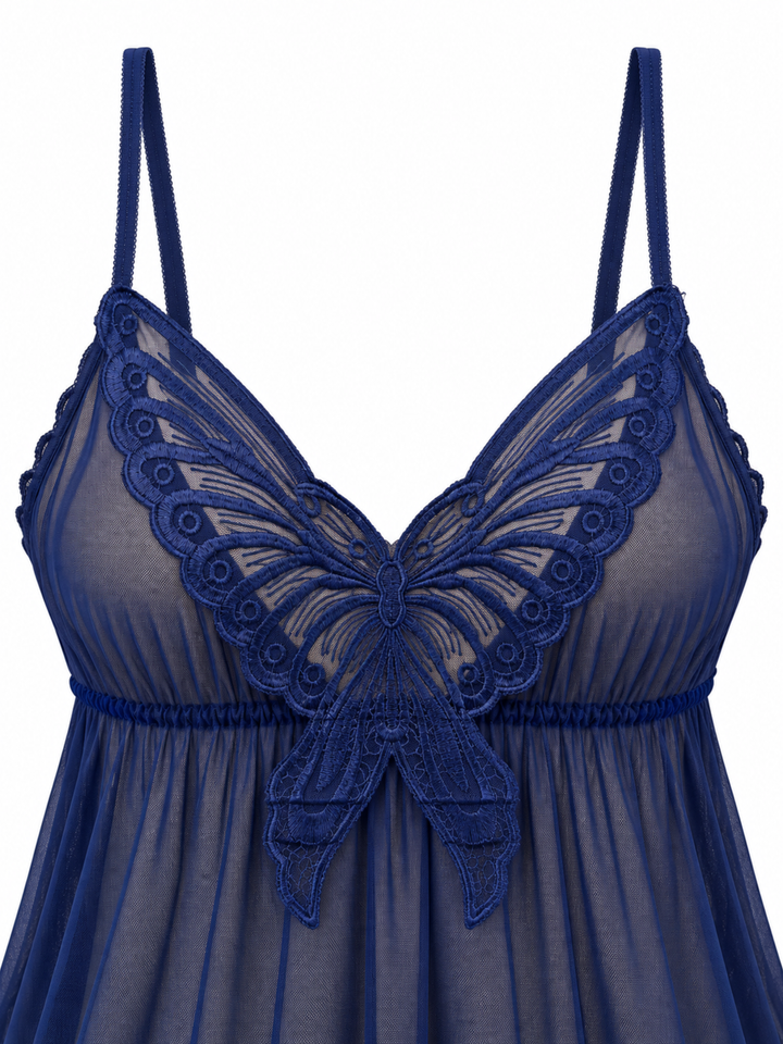 Shadow purple powernet babydoll dress for women online