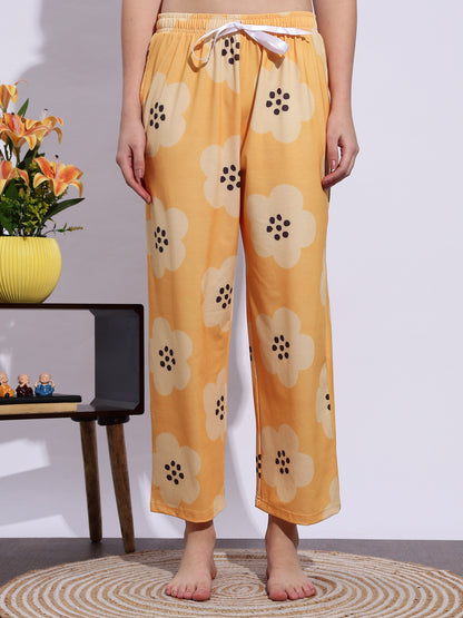 Sunshine Glow Lycra Pajama Set for Girls