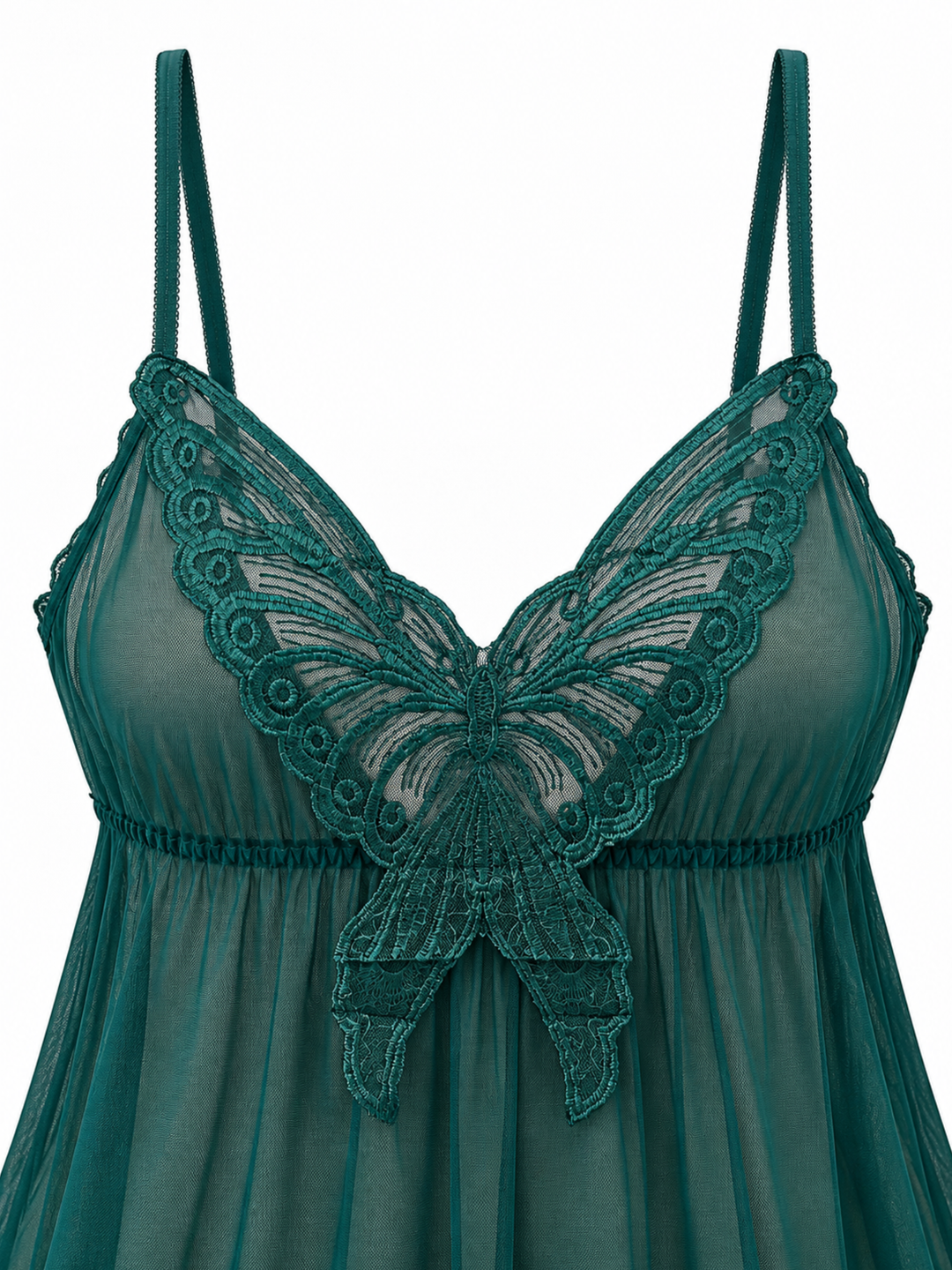 True teal powernet babydoll dresses for women online