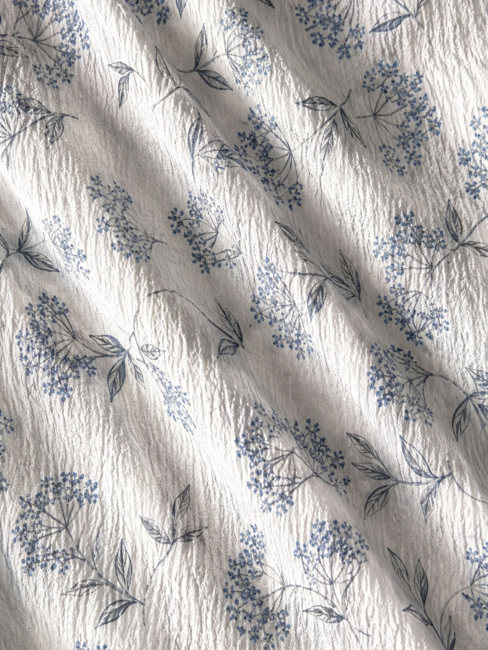 white bamboo feel crush cotton floral pyjama set online