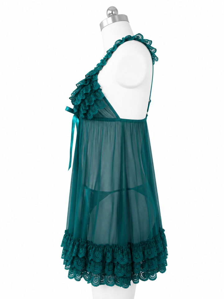 Wild romance leopard print honeymoon nighty online